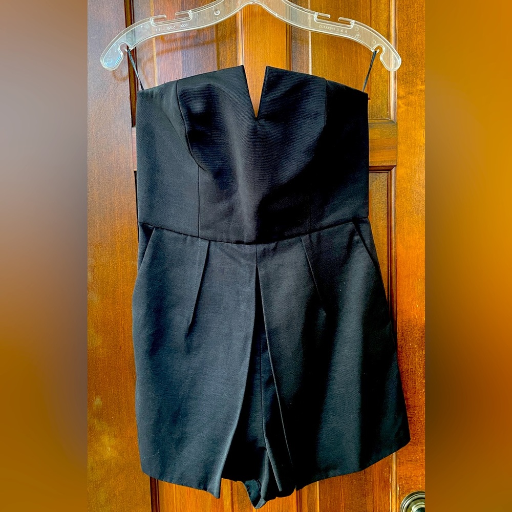 Topshop Black Romper
